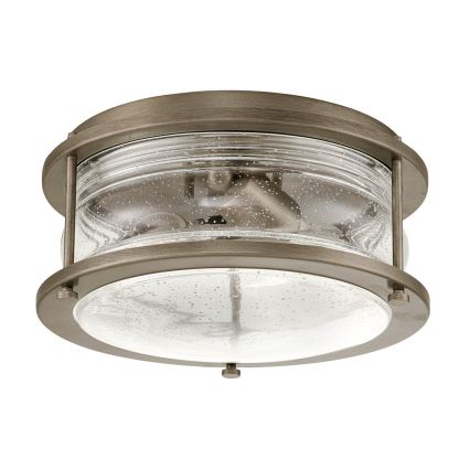 Kichler - Luminaire extérieur ASHLANDBAY 1xE27/60W/230V IP44, finition bronze