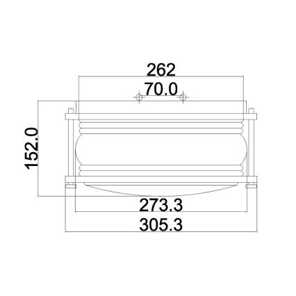 Kichler - Luminaire extérieur ASHLANDBAY 1xE27/60W/230V IP44, finition bronze