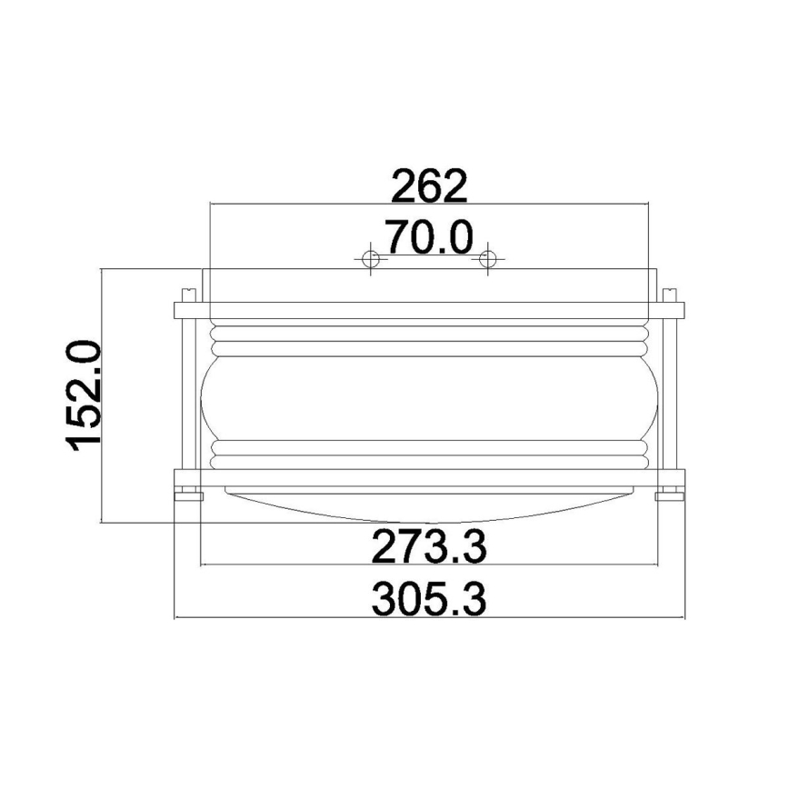 Kichler - Luminaire extérieur ASHLANDBAY 1xE27/60W/230V IP44, finition bronze