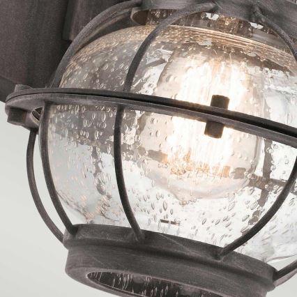Kichler - Applique murale d'extérieur BRIDGE POINT 1xE27/60W/230V IP44 bronze
