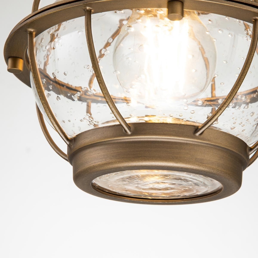 Kichler - Suspension extérieure sur chaîne BRIDGE POINT 1xE27/60W/230V IP44 bronze