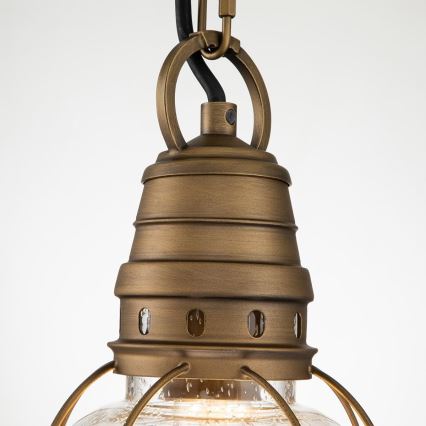 Kichler - Suspension extérieure sur chaîne BRIDGE POINT 1xE27/60W/230V IP44 bronze