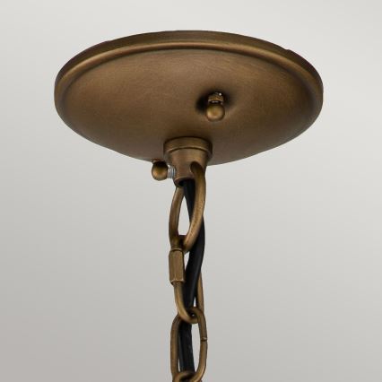 Kichler - Suspension extérieure sur chaîne BRIDGE POINT 1xE27/60W/230V IP44 bronze