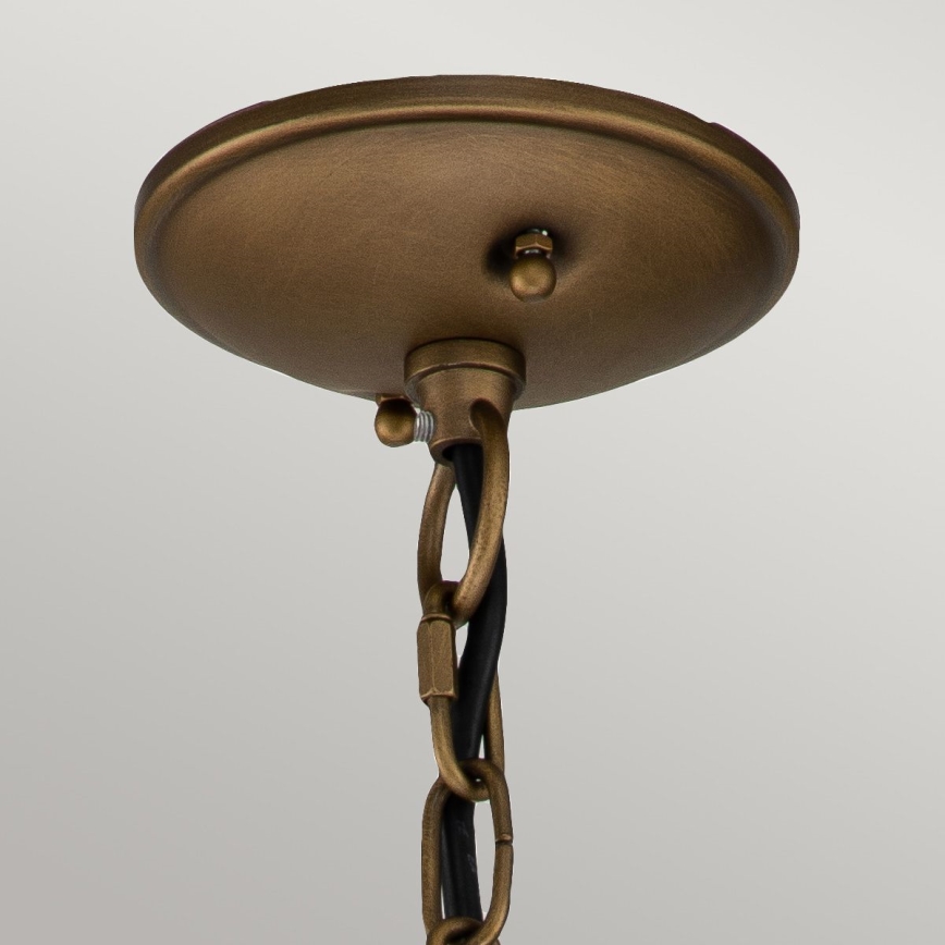 Kichler - Suspension extérieure sur chaîne BRIDGE POINT 1xE27/60W/230V IP44 bronze