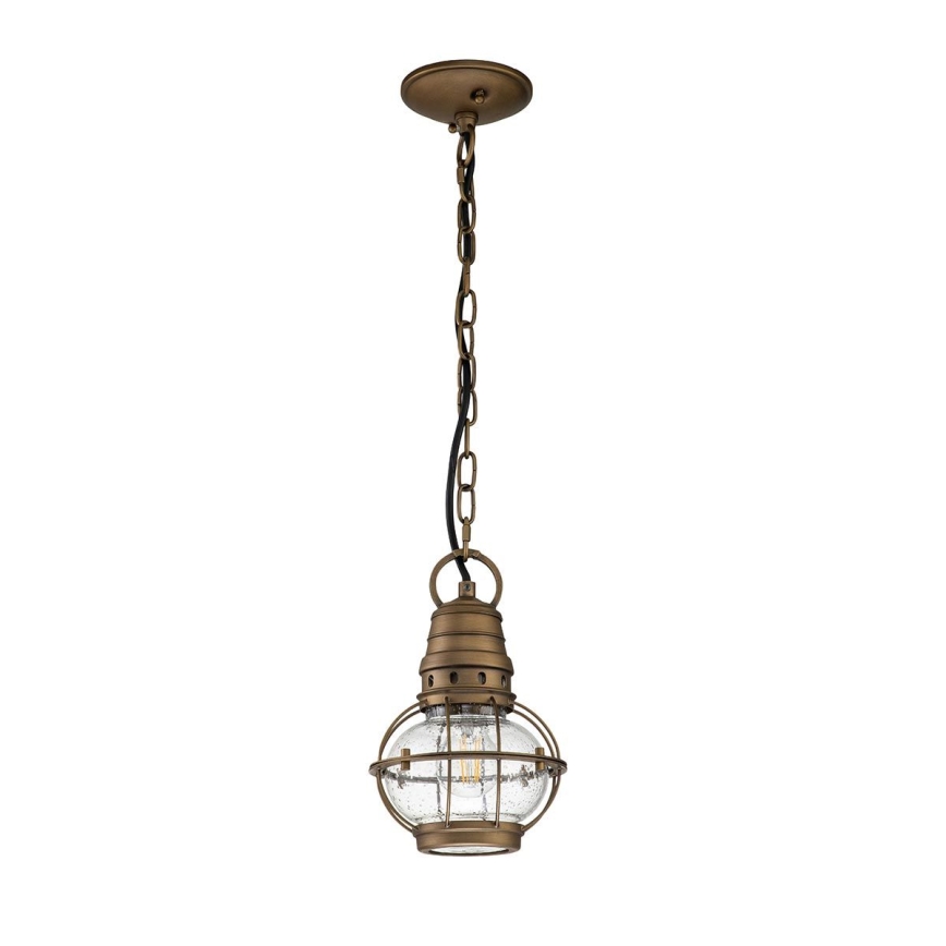 Kichler - Suspension extérieure sur chaîne BRIDGE POINT 1xE27/60W/230V IP44 bronze