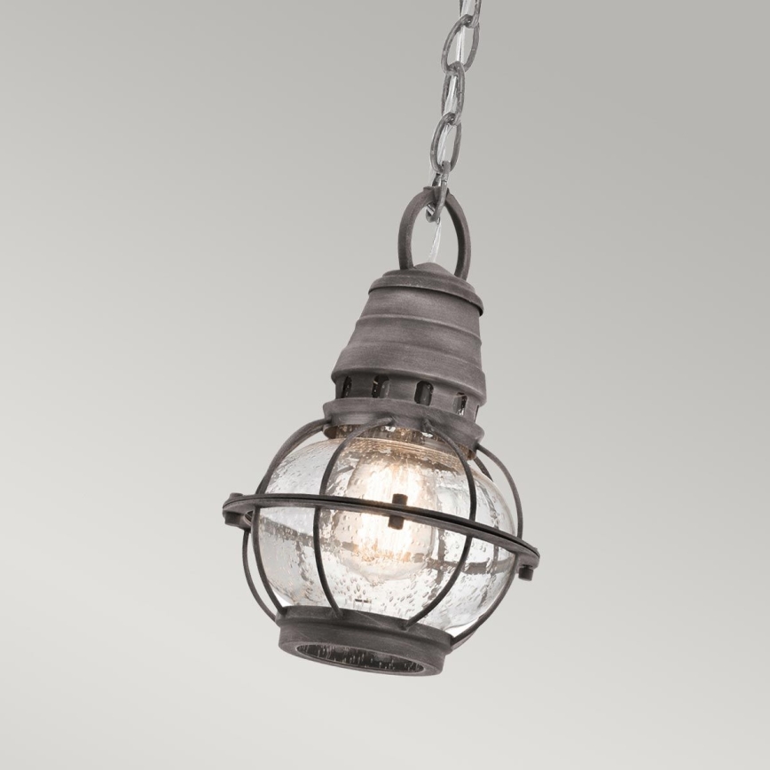 Kichler - Suspension chaîne d'extérieur BRIDGE POINT 1xE27/60W/230V IP44