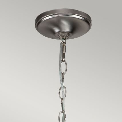 Kichler - Suspension sur chaîne CAPITOL HILL 12xE14/40W/230V chrome mat