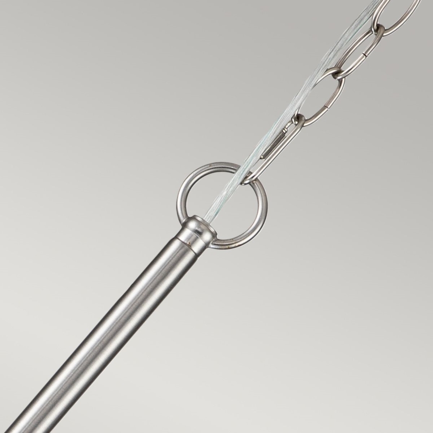 Kichler - Lustre suspendu sur chaîne CAPITOL HILL 6xE14/40W/230V chrome mat