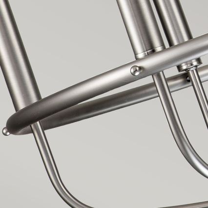 Kichler - Lustre suspendu sur chaîne CAPITOL HILL 6xE14/40W/230V chrome mat