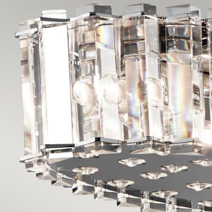 Kichler - Suspension filaire de salle de bain LED CRYSTAL SKYE 12xG9/3W/230V IP44