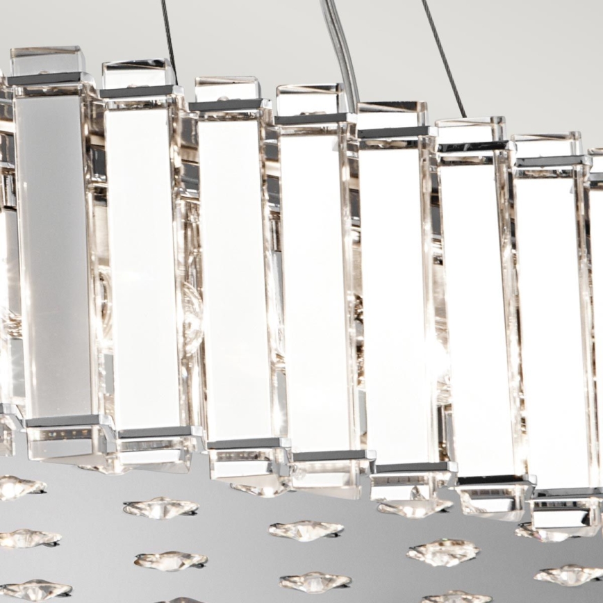 Kichler - Suspension filaire de salle de bain LED CRYSTAL SKYE 12xG9/3W/230V IP44