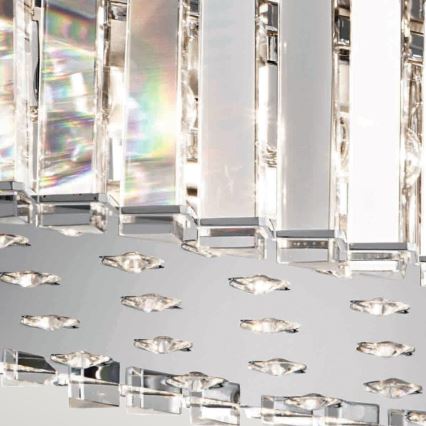 Kichler - Suspension filaire de salle de bain LED CRYSTAL SKYE 12xG9/3W/230V IP44