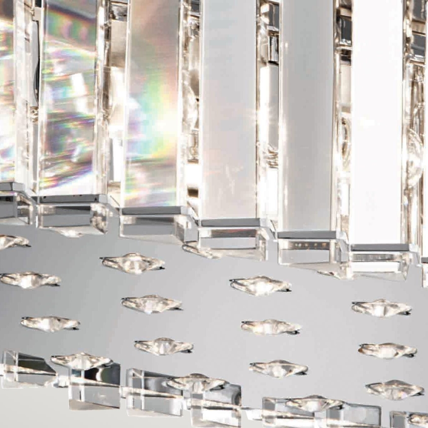 Kichler - Suspension filaire de salle de bain LED CRYSTAL SKYE 12xG9/3W/230V IP44