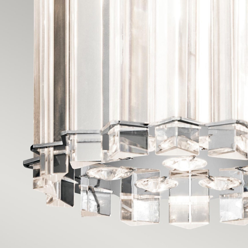 Kichler - Suspension filaire LED de salle de bain CRYSTAL SKYE 2xG9/3W/230V IP44