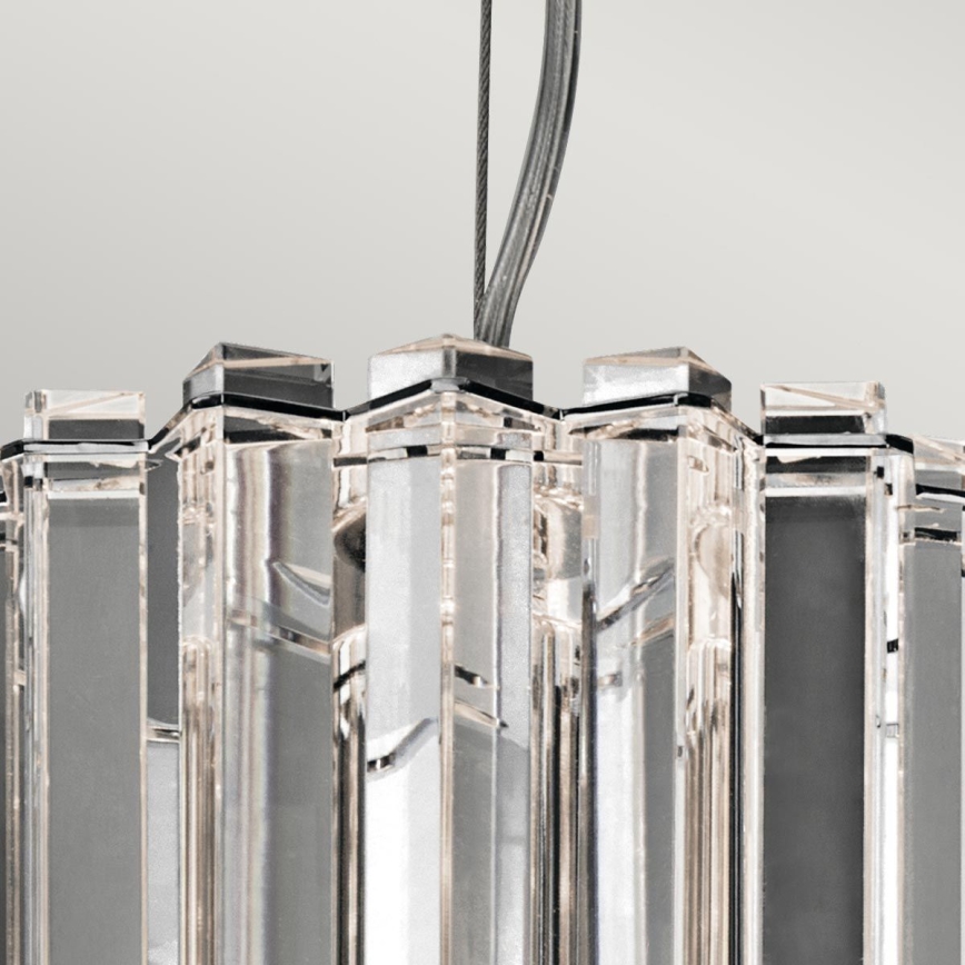 Kichler - Suspension filaire LED de salle de bain CRYSTAL SKYE 2xG9/3W/230V IP44