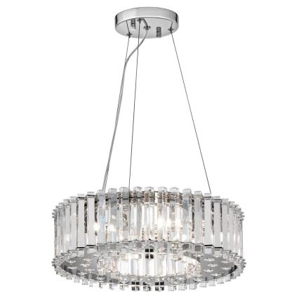 Kichler - Suspension filaire de salle de bain LED CRYSTAL SKYE 6xG9/3W/230V IP44