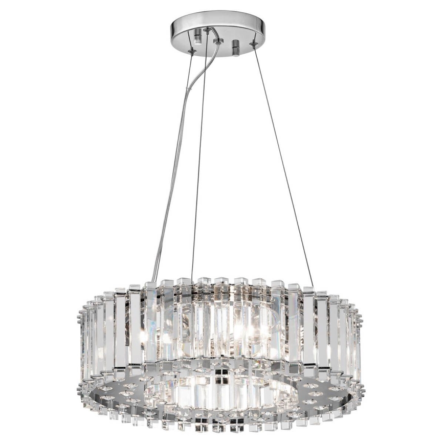 Kichler - Suspension filaire de salle de bain LED CRYSTAL SKYE 6xG9/3W/230V IP44