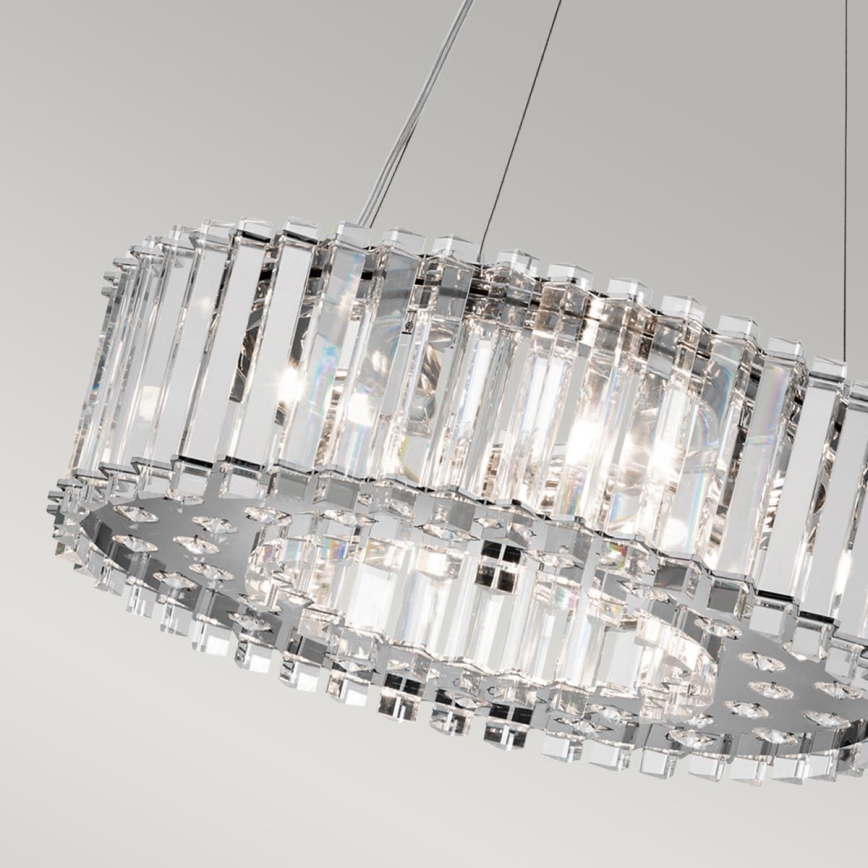 Kichler - Suspension filaire de salle de bain LED CRYSTAL SKYE 6xG9/3W/230V IP44