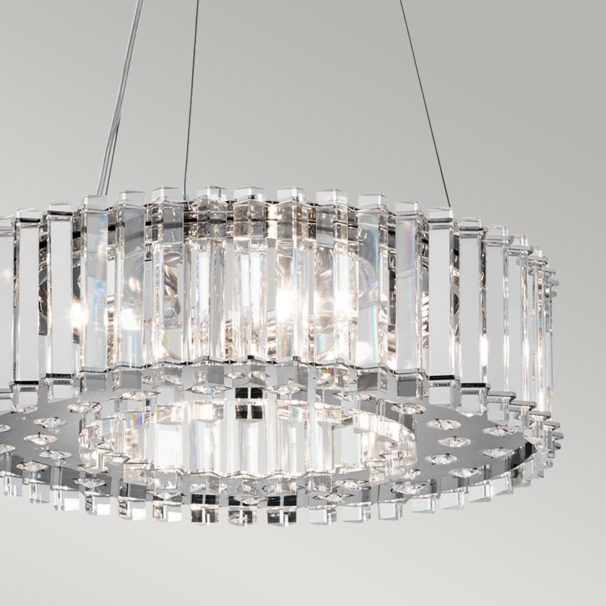 Kichler - Suspension filaire de salle de bain LED CRYSTAL SKYE 6xG9/3W/230V IP44