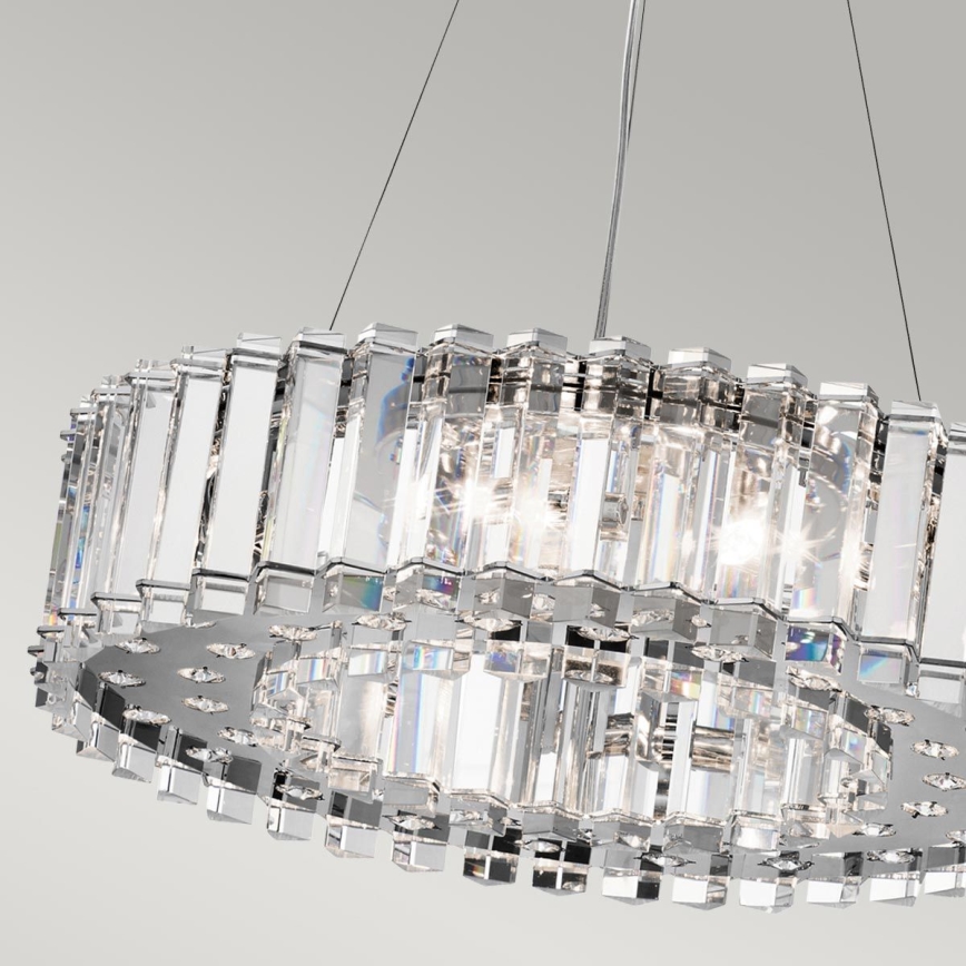 Kichler - Suspension filaire de salle de bain LED CRYSTAL SKYE 8xG9/3W/230V IP44