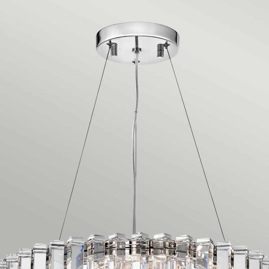 Kichler - Suspension filaire de salle de bain LED CRYSTAL SKYE 8xG9/3W/230V IP44