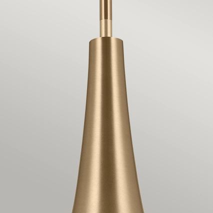 Kichler - Suspension-barre DEELA 1xE27/60W/230V d. 17,8 cm laiton