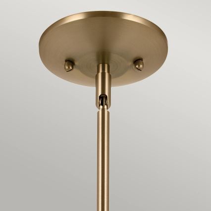 Kichler - Suspension-barre DEELA 1xE27/60W/230V d. 17,8 cm laiton