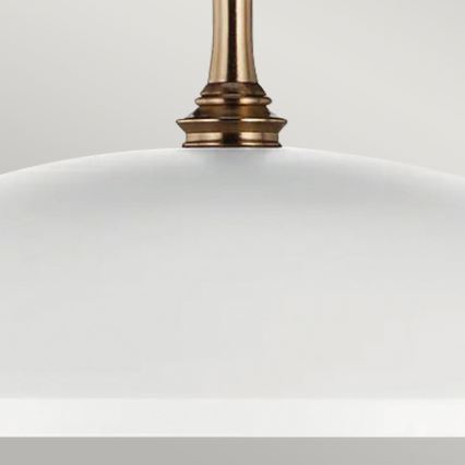 Kichler - Suspension chaîne DELAROSA 1xE27/60W/230V blanc/laiton