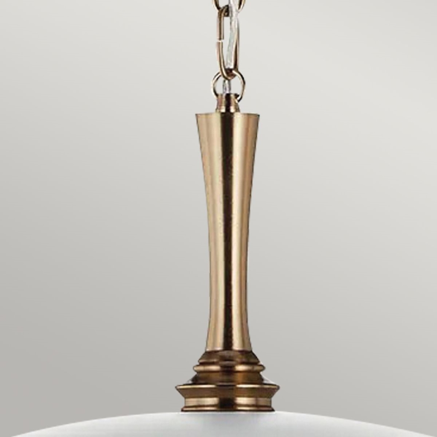 Kichler - Suspension chaîne DELAROSA 1xE27/60W/230V blanc/laiton
