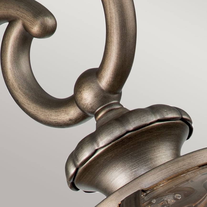 Kichler - Applique murale d'extérieur HALLERON 3xE14/40W/230V IP44