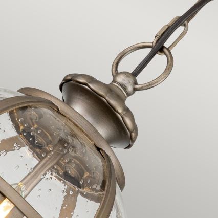 Kichler – Suspension extérieure HALLERON sur chaîne, 3 ampoules E14 (max. 40 W), 230 V, IP44