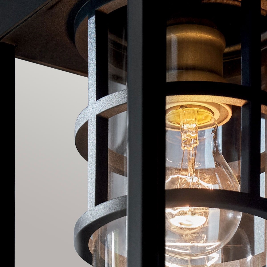 Kichler - Applique d'extérieur HONE M 1xE27/60W/230V IP44 noire