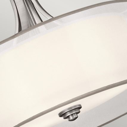 Kichler - Suspension à chaîne LACEY 4xE27/60W/230V finition chrome mat