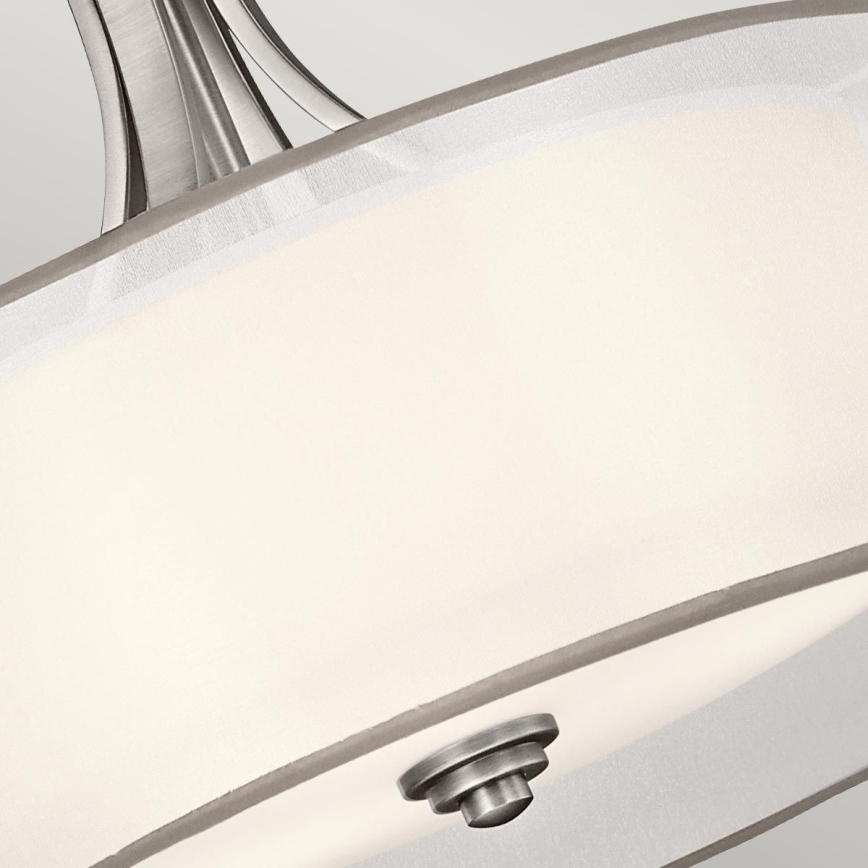 Kichler - Suspension à chaîne LACEY 4xE27/60W/230V finition chrome mat