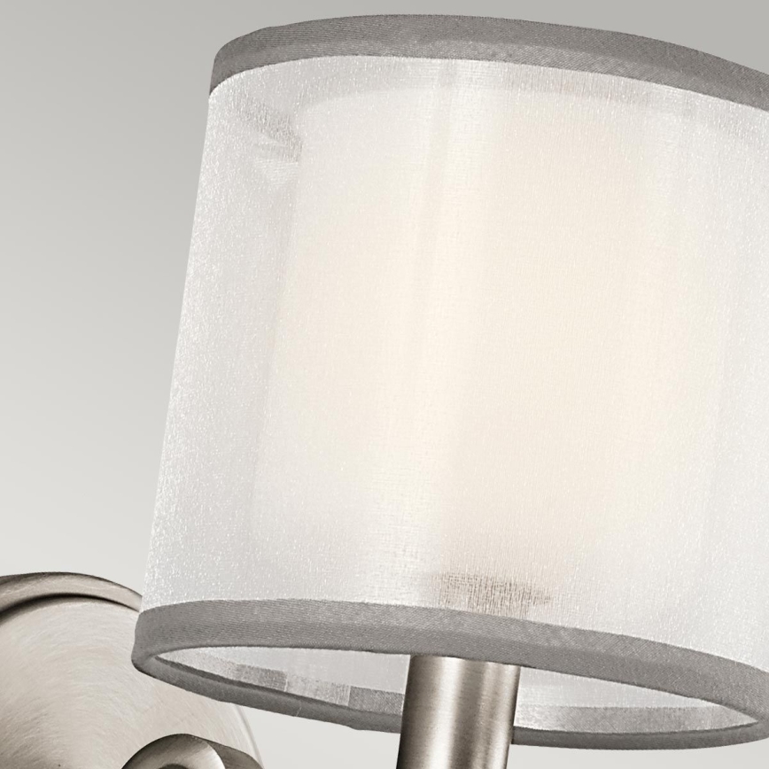 Kichler - Applique murale LACEY 1xE14/40W/230V chrome mat