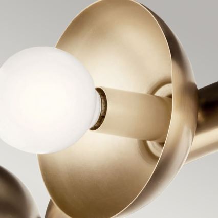 Kichler - Lustre sur câble PALTA 9xE14/40W/230V doré