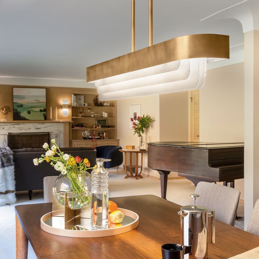 Kichler - suspension LED à tige SERENE LED/40W/230V dorée