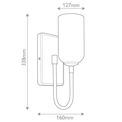 Kichler - Applique murale LED SOLIA pour salle de bains 1xG9/3W/230V IP44 chrome mat