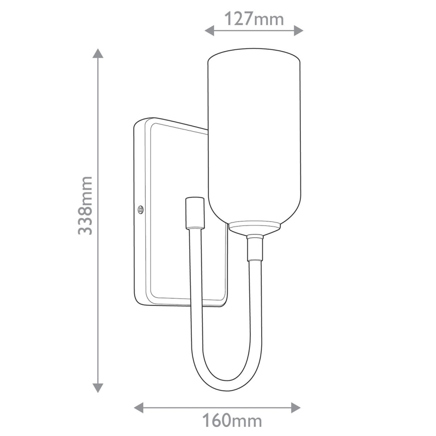 Kichler - Applique murale LED SOLIA pour salle de bains 1xG9/3W/230V IP44 chrome mat
