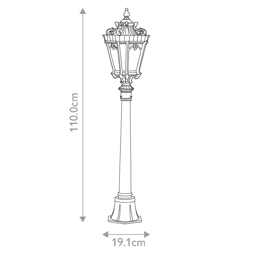 Kichler - Lampe d'extérieur TOURNAI 1xE27/60W/230V IP44 bronze