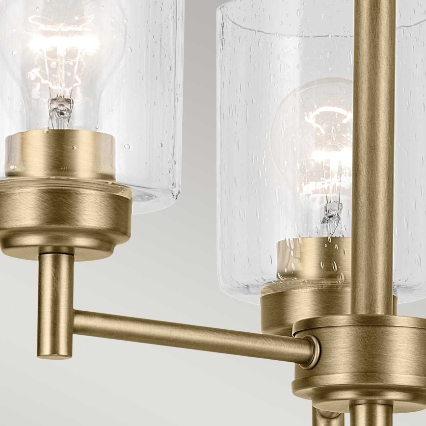 Kichler - Suspension chaîne WINSLOW 3xE27/60W/230V d. 45,8 cm laiton
