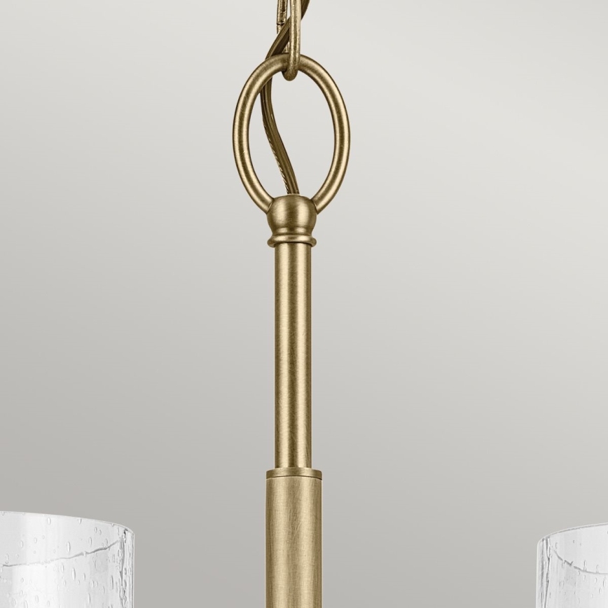 Kichler - Suspension chaîne WINSLOW 5xE27/60W/230V d. 50,2 cm laiton