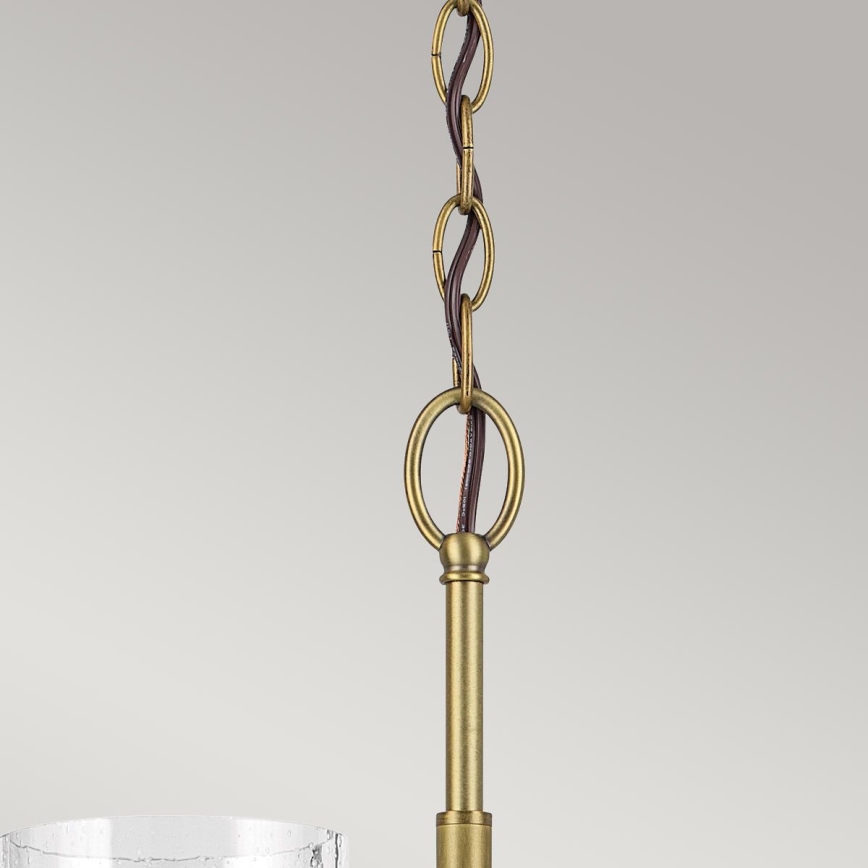 Kichler - Suspension chaîne WINSLOW 6xE27/60W/230V d. 66 cm laiton