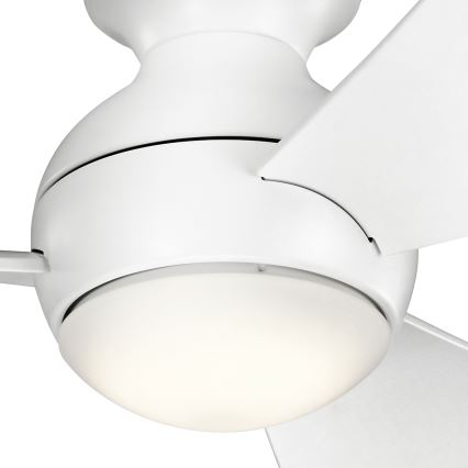 Kichler - Ventilateur de plafond LED à intensité variable SOLA LED/10W/230V IP23 blanc + télécommande