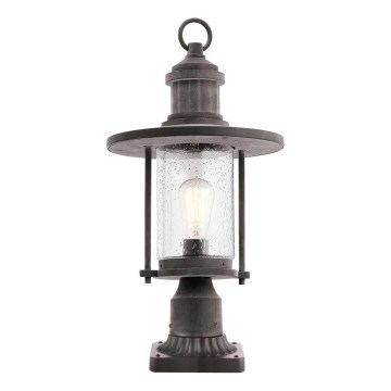 Kichler - Lampe extérieur RIVERWOOD 1xE27/60W/230V IP44 noir