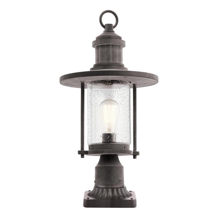 Kichler - Lampe extérieur RIVERWOOD 1xE27/60W/230V IP44 noir