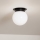 Kichler - Plafonnier ALBERS 1xE27/40W/230V Ø 20,3 cm noir