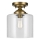 Kichler - Plafonnier WINSLOW 1xE27/60W/230V d. 21,6 cm laiton