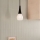 Kichler - Suspension à tige DEELA 1xE27/60W/230V Ø 17,8 cm noire