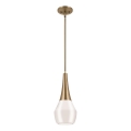 Kichler - Suspension-barre DEELA 1xE27/60W/230V d. 17,8 cm laiton